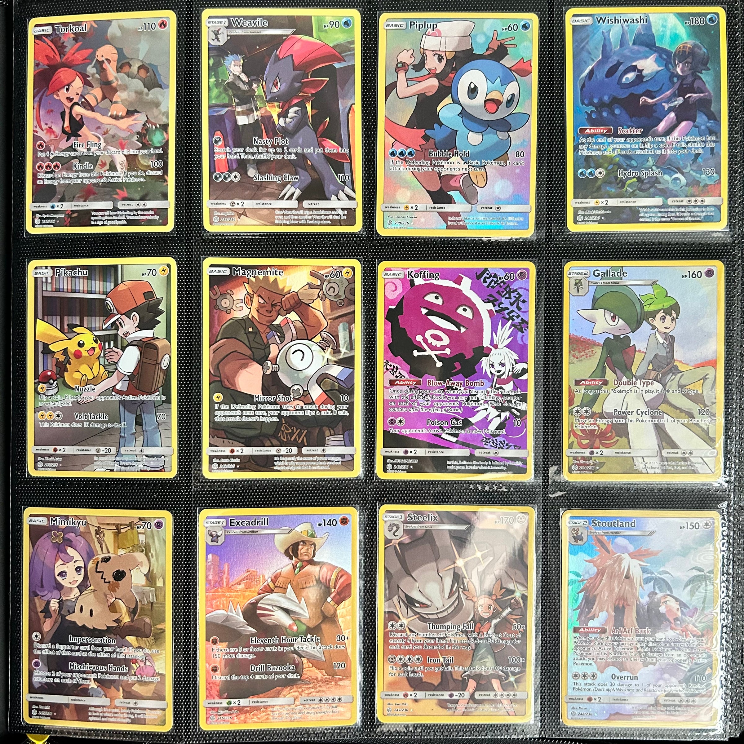 pokemon cosmic eclipse full art cards Pikachu (241/236) [Sun & Moon: Eclipse] Evolves from Drilbur Pokemon Single: Red & Blue